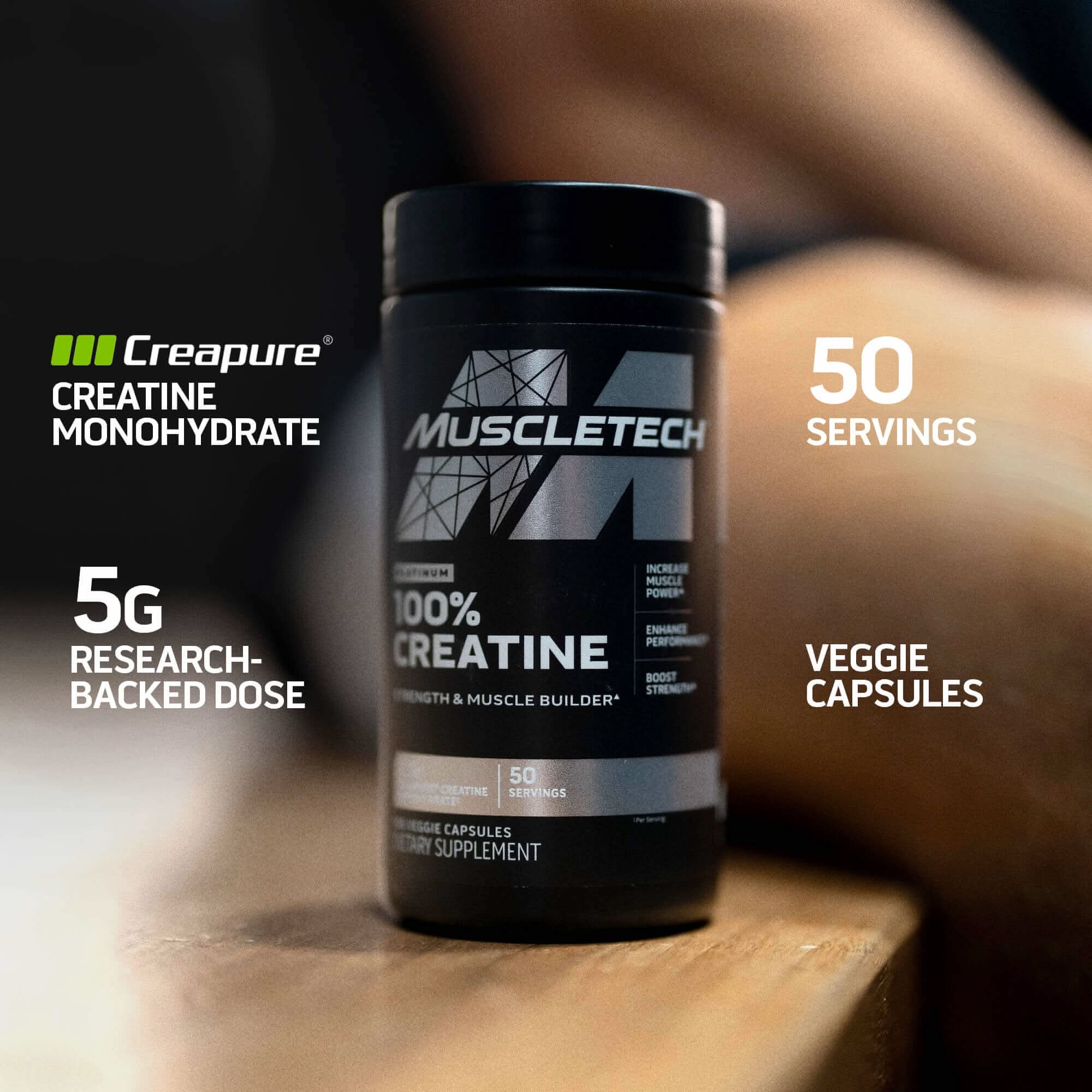 Platinum 100% Creatine Capsules - Image 3